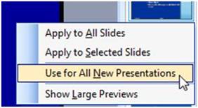 PowerPoint Tip Change Default Theme 2